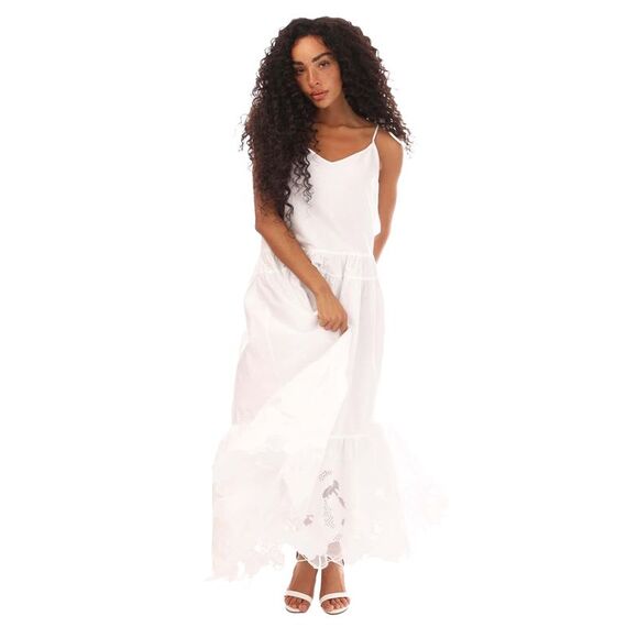 Boss Womens/Ladies Dembaya Maxi Dress / White